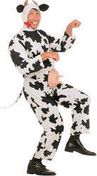 View Item Adults' Deluxe Cow Fancy Dress Costume